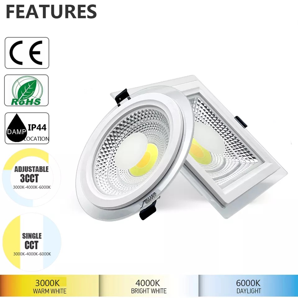 LED Glass Downlight Panel Light AT-026