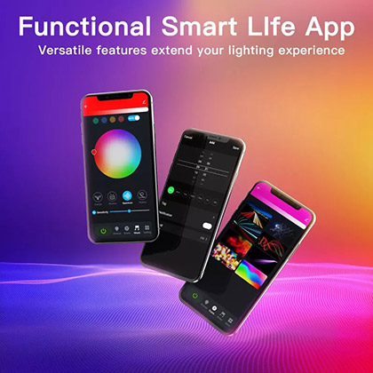 LED Intelligent Slide Lamp String