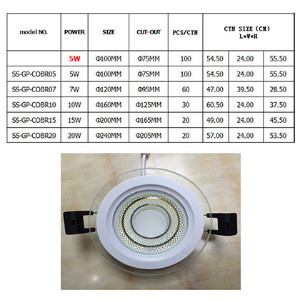 Household Glass Panel Lamp Ceiling Lamp AT-025