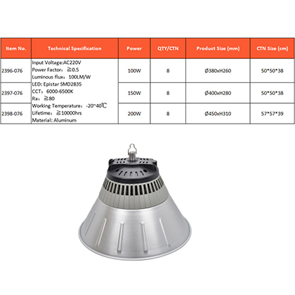 Warehouse Led High Bay Light AT-68